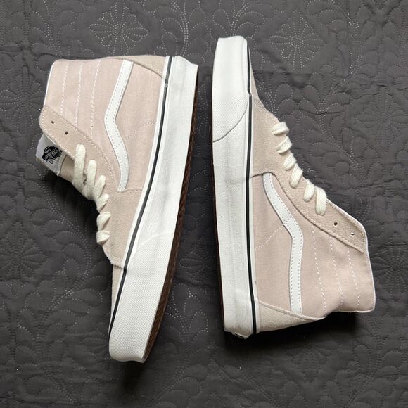 VANS Sentry SK8 Hi Top Beige Unisex Sneakers SZ 9.5M/11W Suede Canvas Kicks NEW main image 4